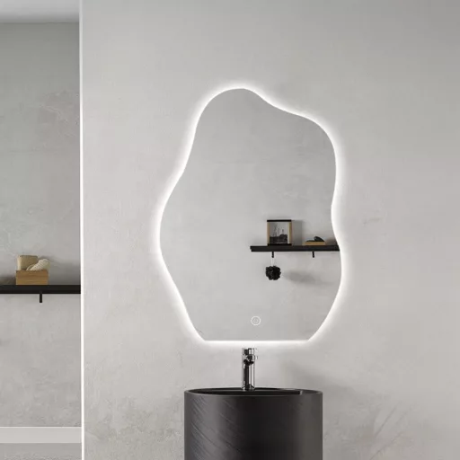Wave 60 tükör led világítással