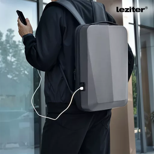 Axen merevített Usb-s laptop hátizsák