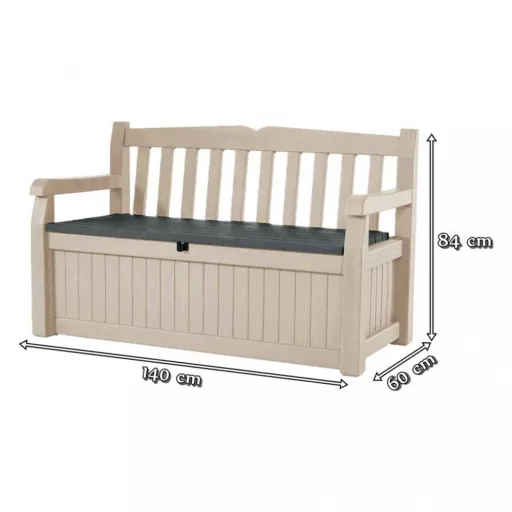 Eden Garden Bench pad és tároló