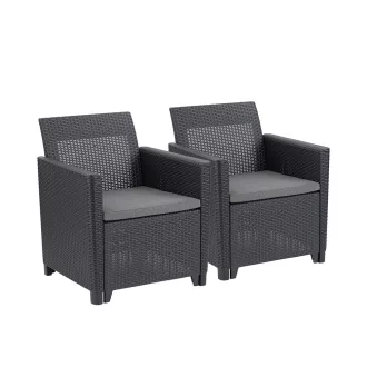 Claire duo műrattan kerti fotel