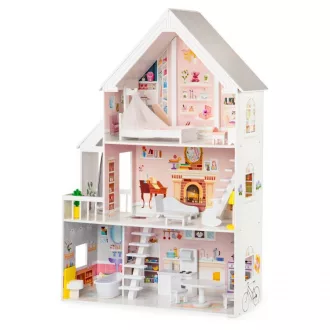 XXL Pudrowa Mansion fa babaház 3 emeletes