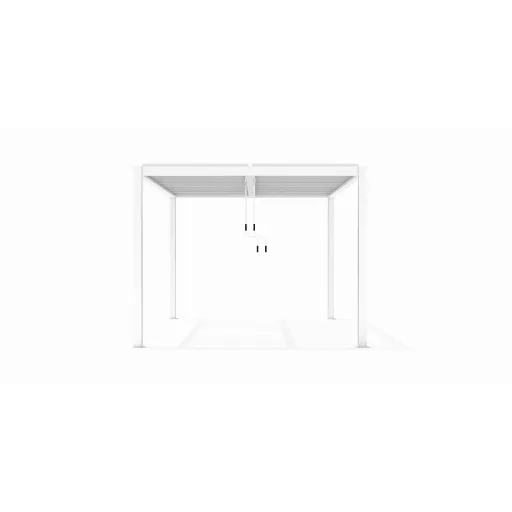 LUXE pergola 3x4m fehér LED világítással