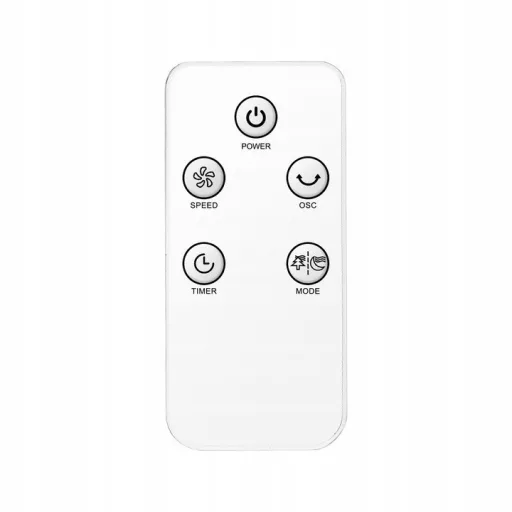 Bise oszlopventilátor 50 W, fehér