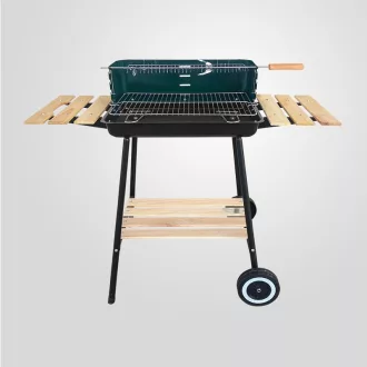 MIR244 téglalap alakú görgős széngrill