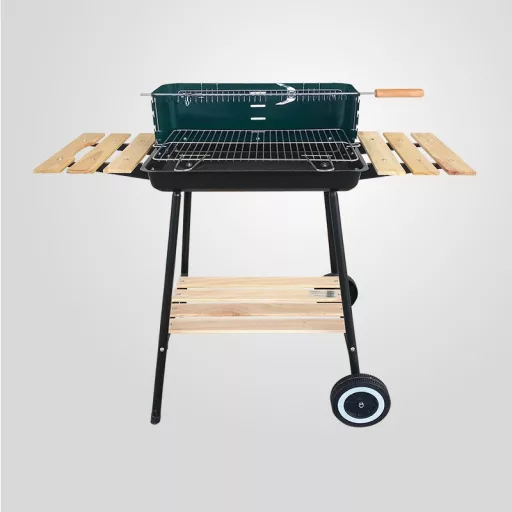 MIR244 téglalap alakú görgős széngrill