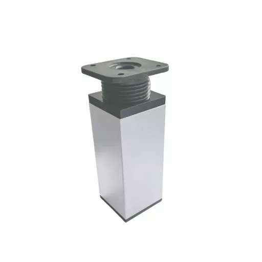 Uni bútorláb 100 mm ezüst