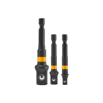   INGCO Dugókulcs adapter 3 részes 1/4" Hex-->1/2", 1/4", 3/8"