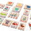Angol tanuló puzzle oktató fajáték