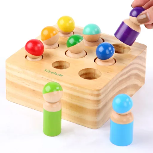 Formabeillesztő Montessori készségfejlesztő fajáték