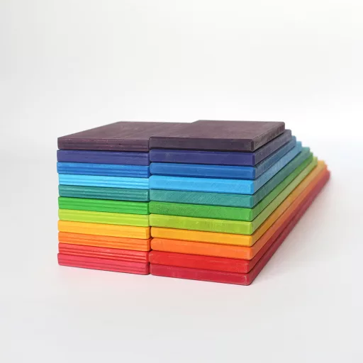 Montessori szivárvány építő fajáték