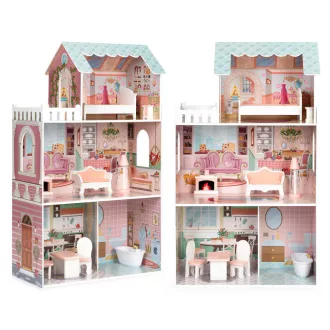 Barbie babaház bútorral