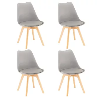 Silla étkezőszék 4 db szürke színben