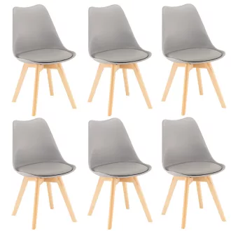 Silla étkezőszék 6 db szürke színben