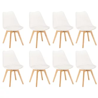 Silla étkezőszék 8 db fehér színben
