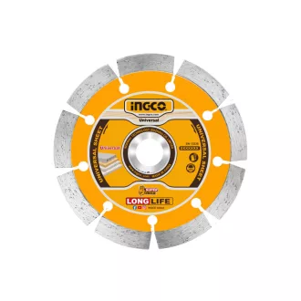 INGCO Gyémánt vágókorong 125 x 10 x 22,2 mm szegmentált