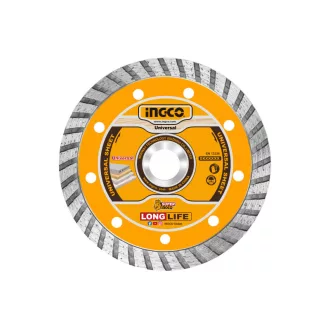 INGCO Gyémánt vágókorong 125 x 10 x 22,2 mm turbó