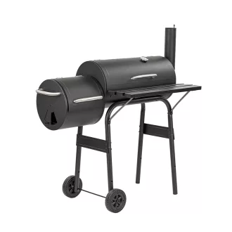 Faszenes kerti grillsütő füstölővel