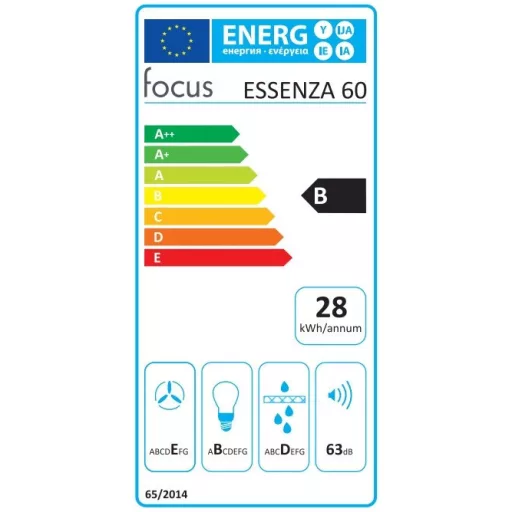 Essenza 60 konyhai páraelszívó