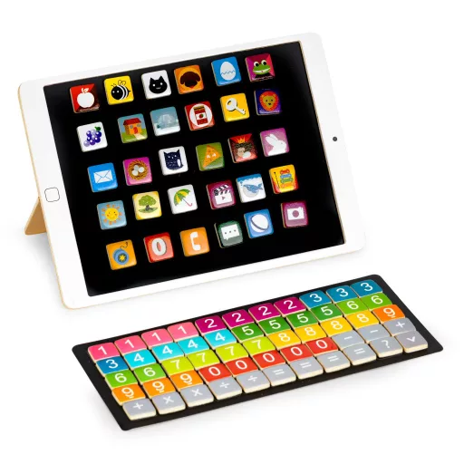 Mágneses fa tablet számokkal