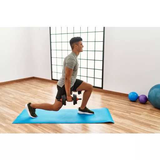 Állítható súlyzók 2x10 kg-os súlyzószett 20 kg-os rúd