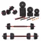 Állítható súlyzók 2x20 kg-os súlyzó szett 40 kg-os rúd