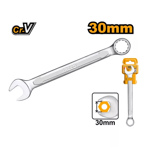 INGCO Csillag-villáskulcs 30 mm / 336 mm CrV