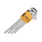 INGCO Hosszú torx kulcs készlet 9 részes T10-T50 S2