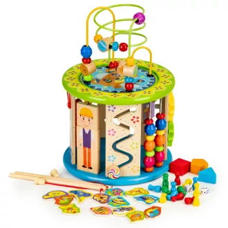 Multifunkciós montessori fa oktató játék