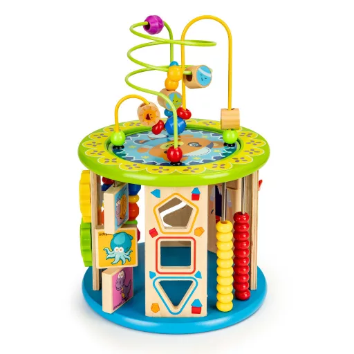 Multifunkciós montessori fa oktató játék