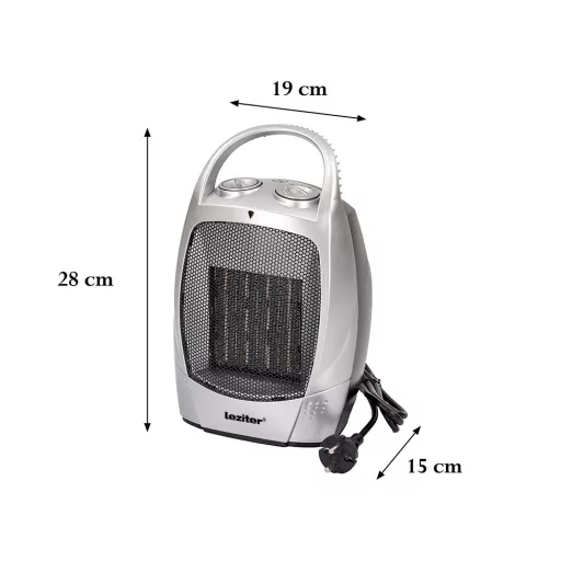 Loa elektromos kerámiabetétes hősugárzó 750W/1500W