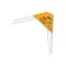 INGCO Polctartó konzol 200 x 250 mm (2 db)