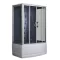 Emilia 85x135 cm hidromasszázs kádkabin elektronikával Black