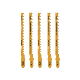   INGCO Dekopírfűrészlap fára 100/74 mm 6 TPI íves vágás HCS (5 db)