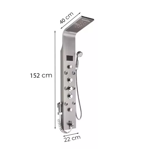 Aquapro hidromasszázs zuhanypanel