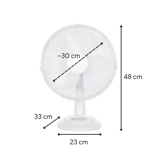 Breeze asztali ventilátor 40 W 34 cm