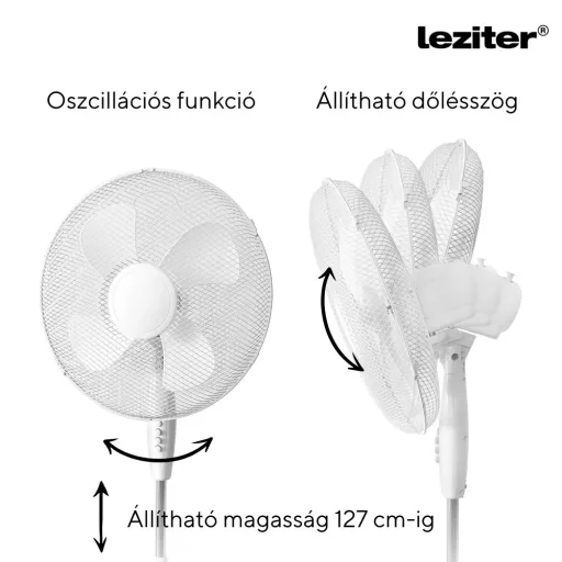 Breeze álló ventilátor 45 W 43 cm