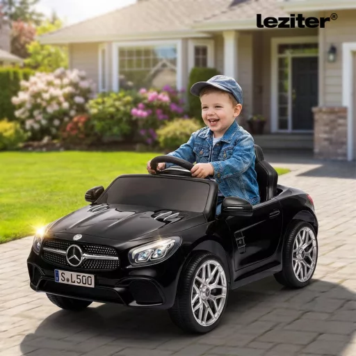 Elektromos autó Mercedes Benz SL 500 fekete