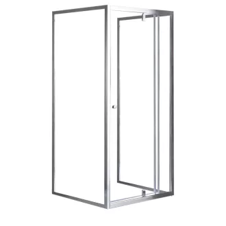   Flexi 80x90 cm falsíkra szerelhető aszimmetrikus zuhanykabin zuhanytálca nélkül