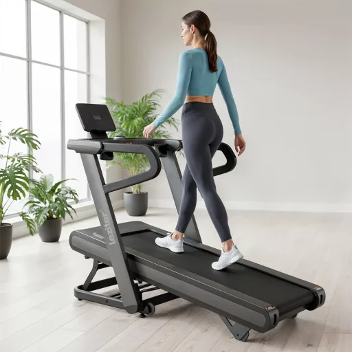 Futópad Led kijelzővel Bluetooth okosfunkció, Velox Ultra Max 150 kg, 3 LE, 18,8 Km/h, dőlésszög -6-32%