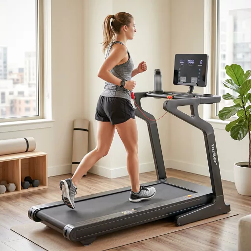 Futópad Led kijelzővel Aeorun Max 150 kg, 4,5 LE, 18,8 Km/h, 12 program, dőlésszög 0-15%