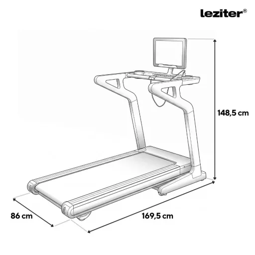 Futópad Led kijelzővel Aeorun Max 150 kg, 4,5 LE, 18,8 Km/h, 12 program, dőlésszög 0-15%
