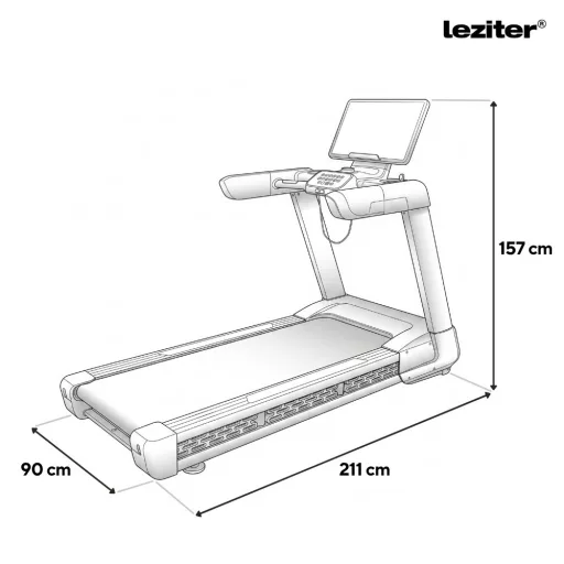 Futópad Led kijelzővel Speedpro Max 150 kg, 6 LE, 25 Km/h, dőlésszög 0-25%
