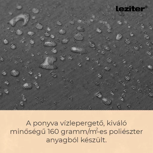 Gina kerti napernyő szürke 300 cm