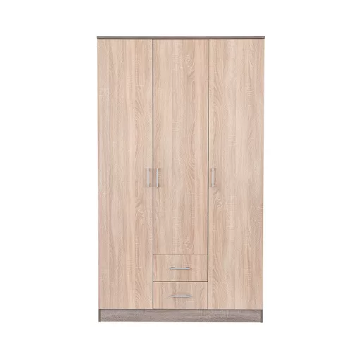 Miami gardróbszekrény 120x205 cm sonoma tölgy-yorki tölgy