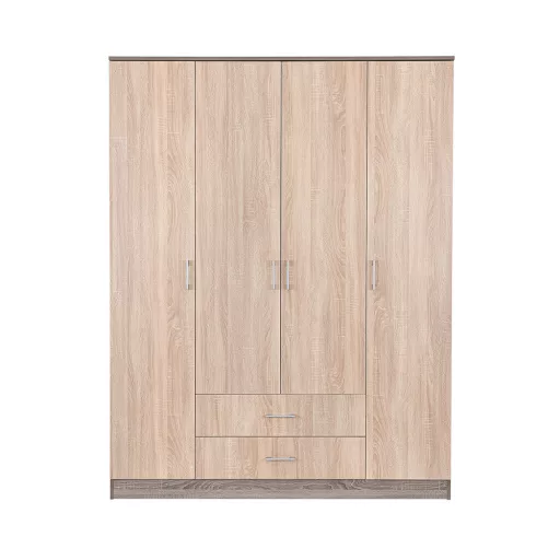 Miami gardróbszekrény 160x205 cm sonoma tölgy-yorki tölgy