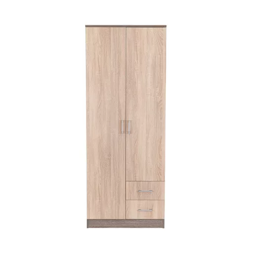 Miami gardróbszekrény 80x205 cm sonoma tölgy-yorki tölgy