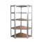 Nagy teherbírású sarokpolc 180x70x40-40 cm 175 kg króm