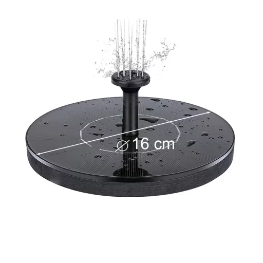 Napelemes szökőkút 16 cm