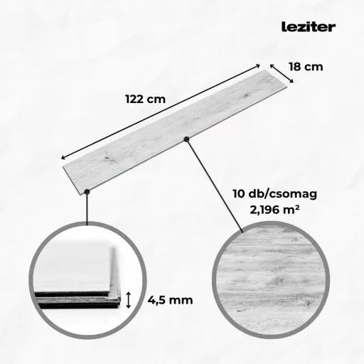 Leziter Picos tölgy SPC padló