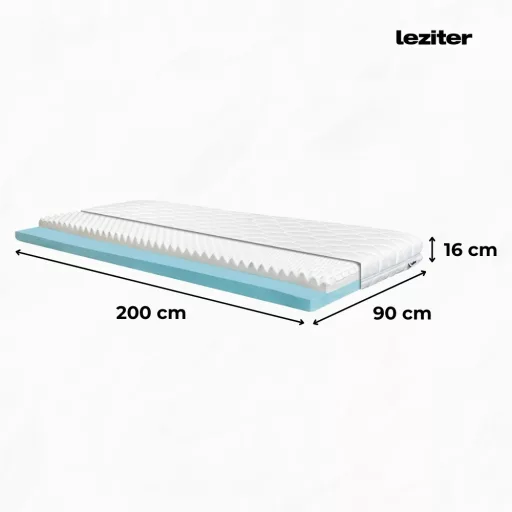 DreamX szivacs matrac 90x200x16
